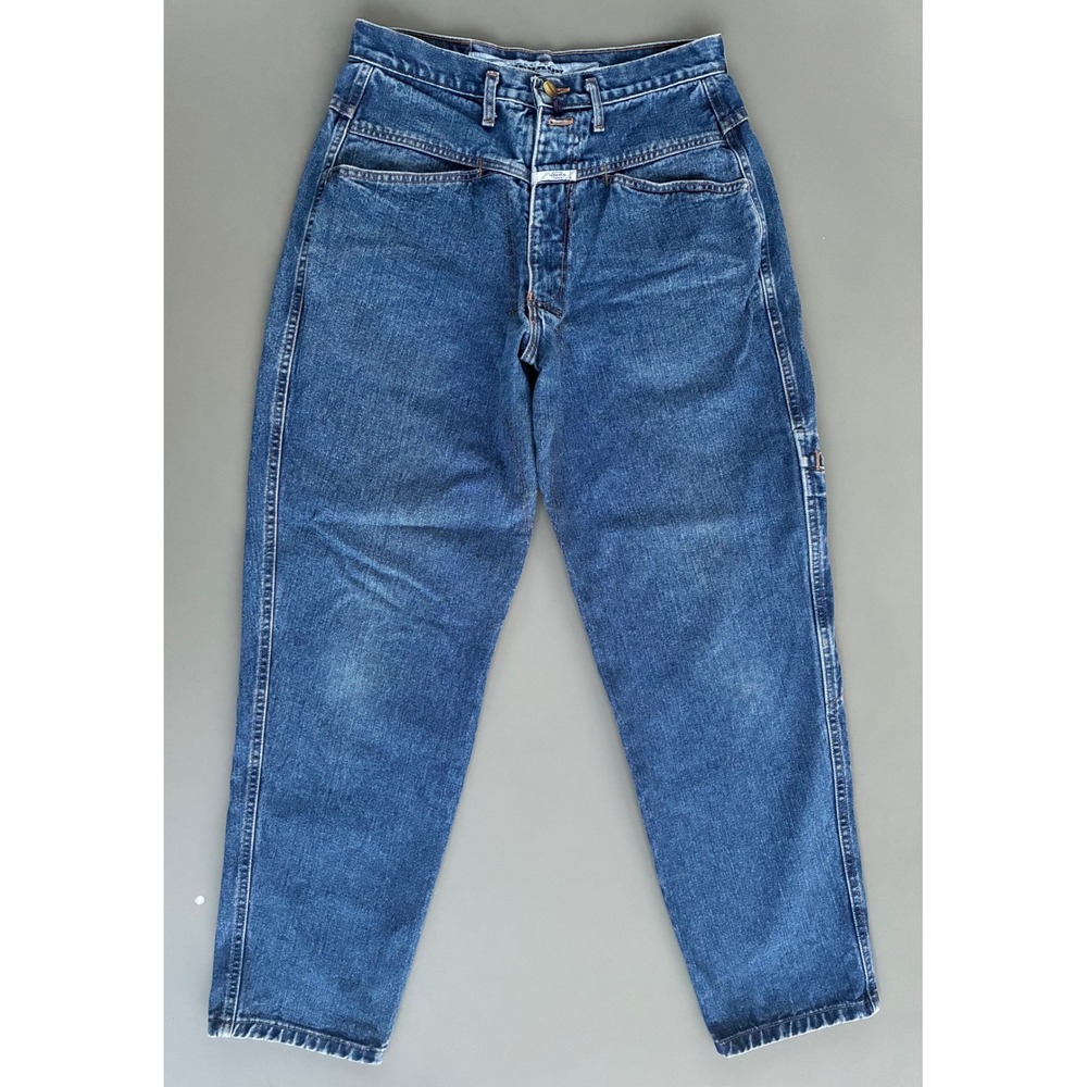 Vintage Marithe Francois Girbaud High Rise Tapered Jeans 30 Short 90s